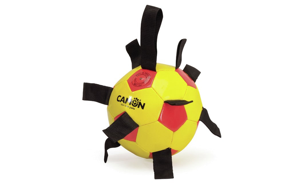 Camon Palla Calcio Prese Maniglia Cani 21 cm Camon Palla Calcio Prese Maniglia Cani 21 cm